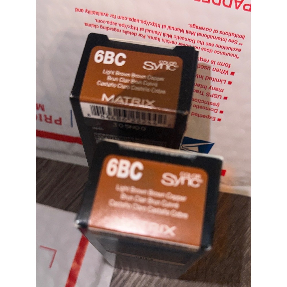 Matrix Color Sync 6BC Light Brown Brown Copper Demi Permanent Hair Color